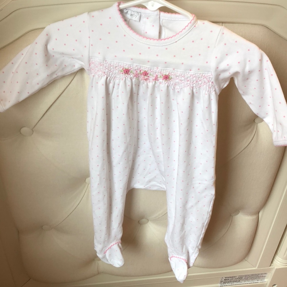 Magnolia baby smocked one piece- size 6 months